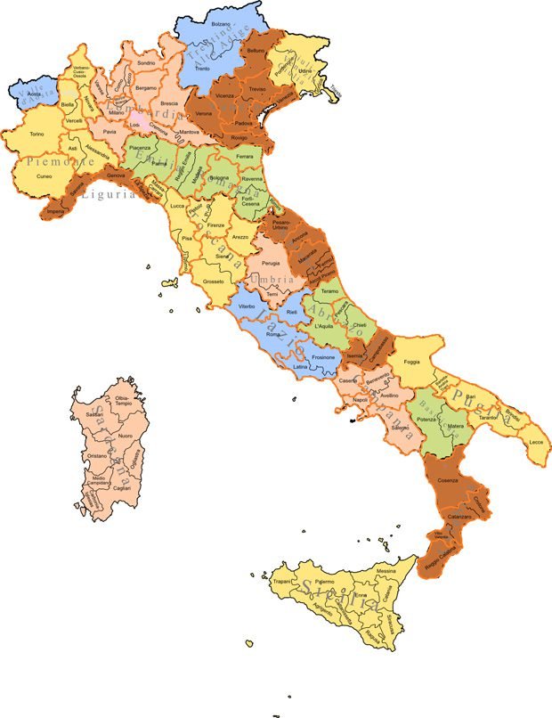 province italiane 2012