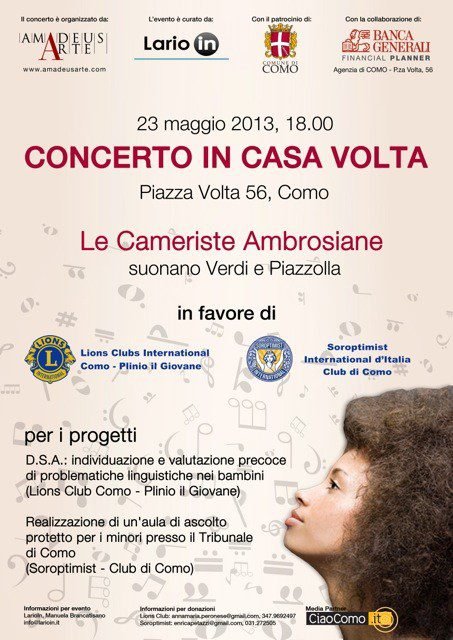 concerto in casa volta como