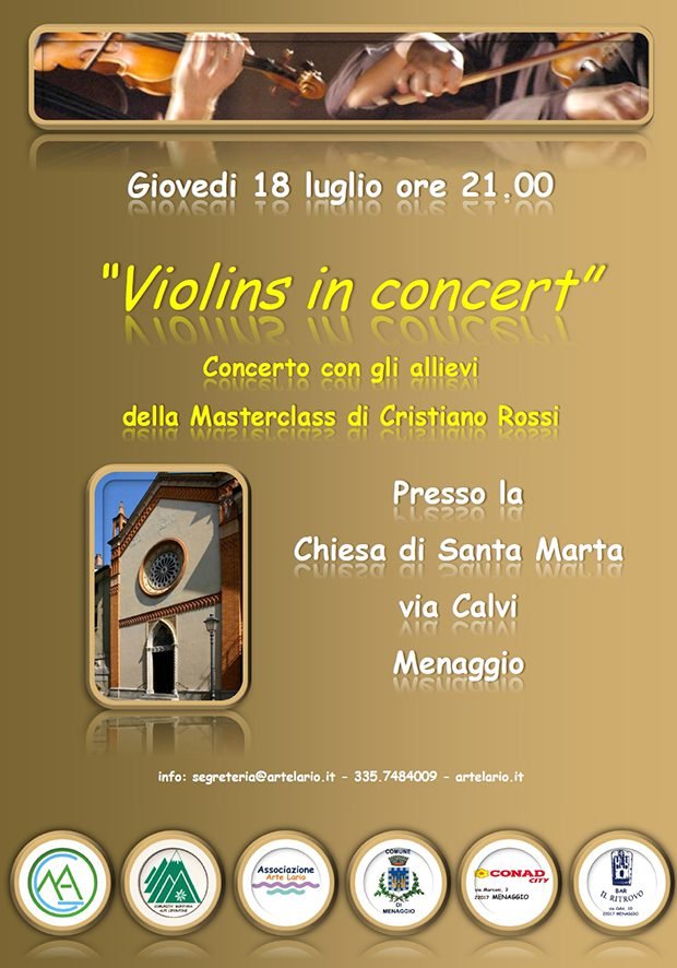 concerto menaggio violins in concert