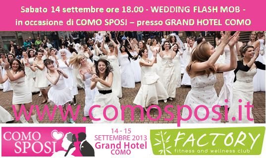 wedding flash mob como