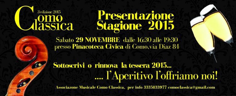 Como Classica presentazione Stagione 2015 29 11 14