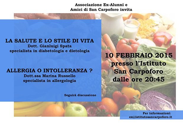 alimentazione ex alunni san carpoforo