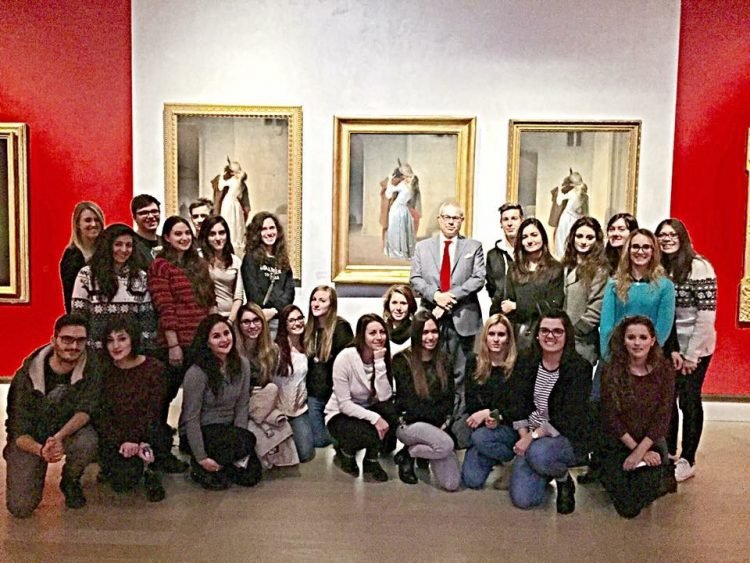 gli studenti dell'Insubria alla mostra di Hayez