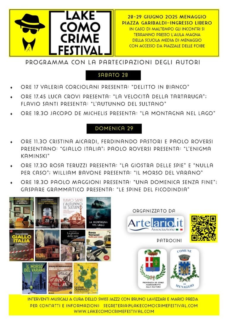 Lake Como crime Festival 2025