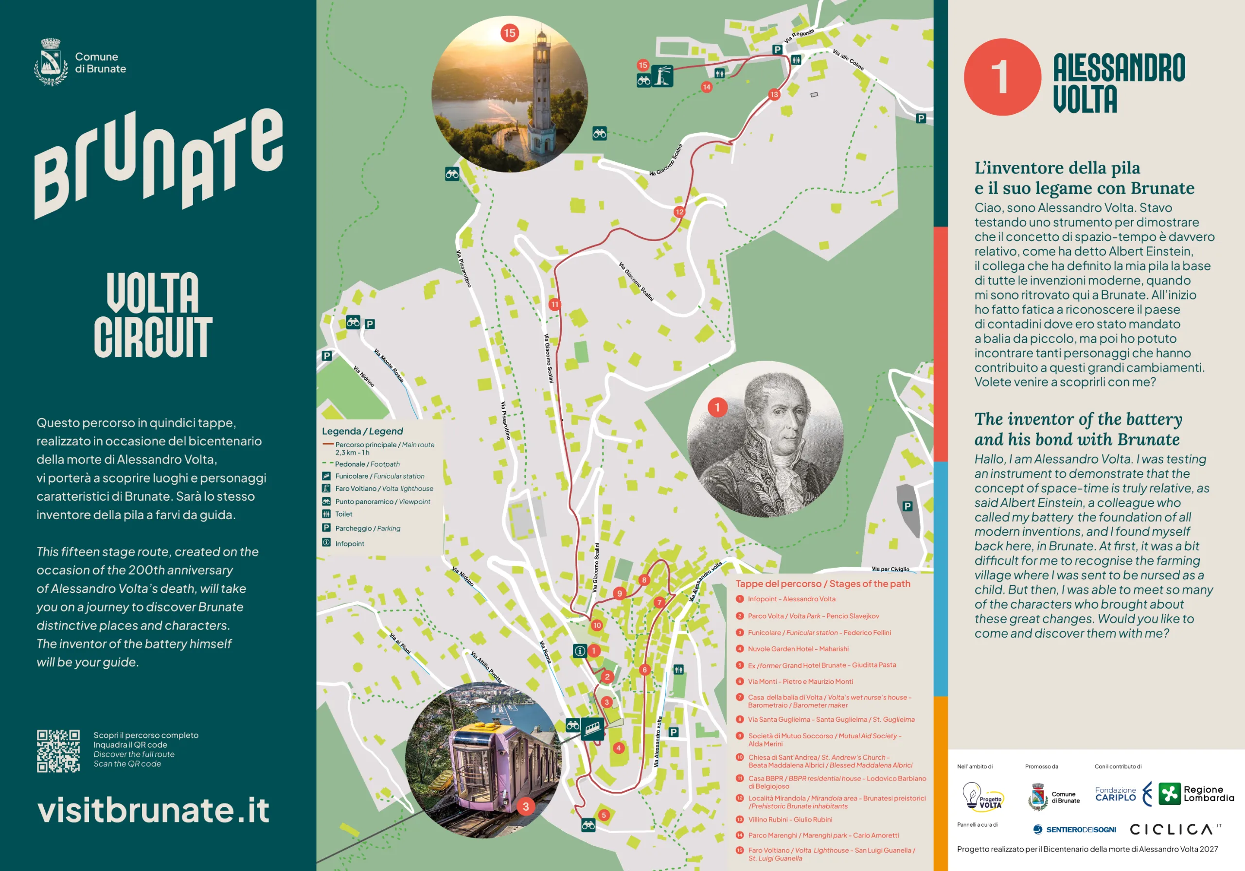 LAKE COMO WALKING FESTIVAL 2026 – “Barche e navette” Volta Circuit 2 Volta Circuit Brunate